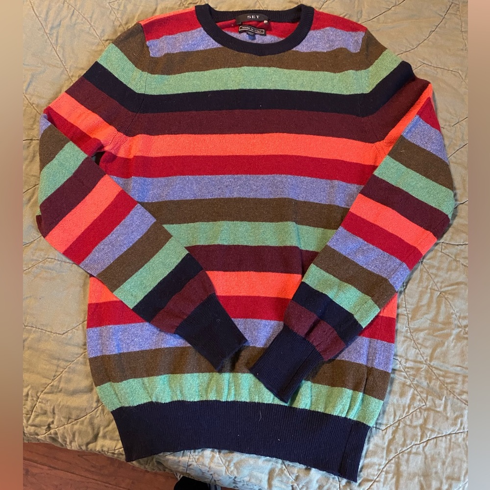 SET Multi-Stripe Sweater